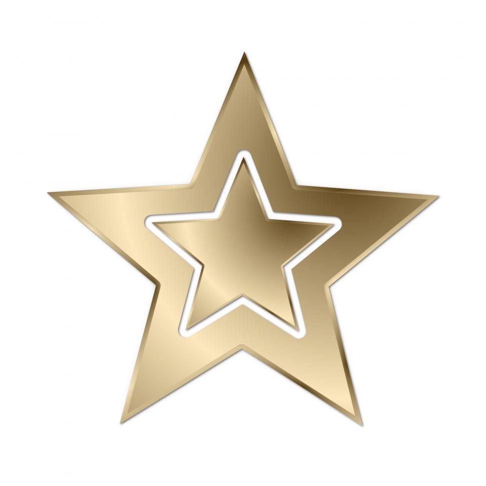 Free Image of Gold Star 