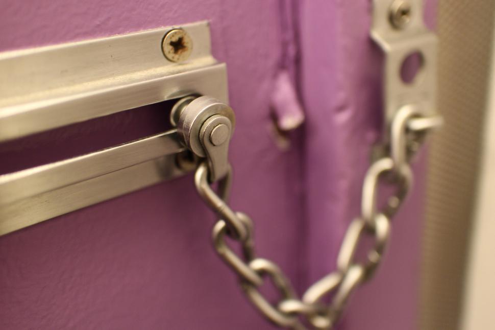 Free Image of Chain Door Lock 
