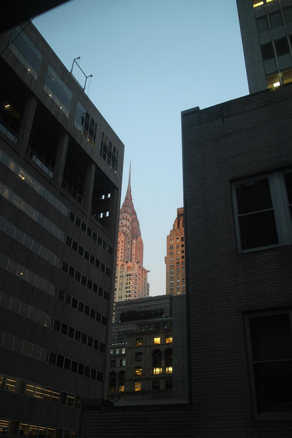 Free Image of Skyline of Chrysler Building 