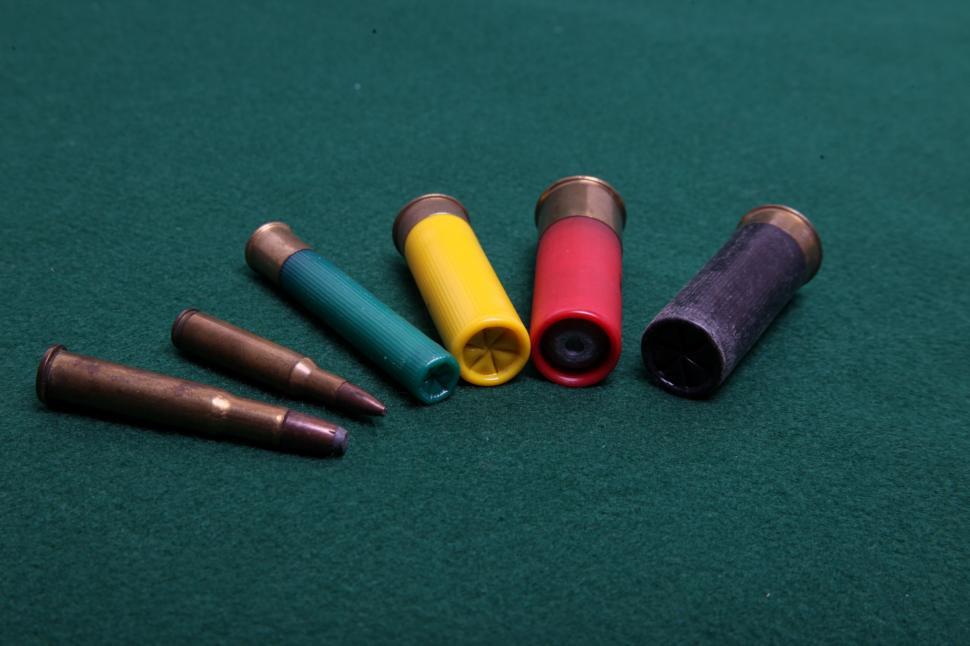Free Image of Shotgun shells and ammunition 