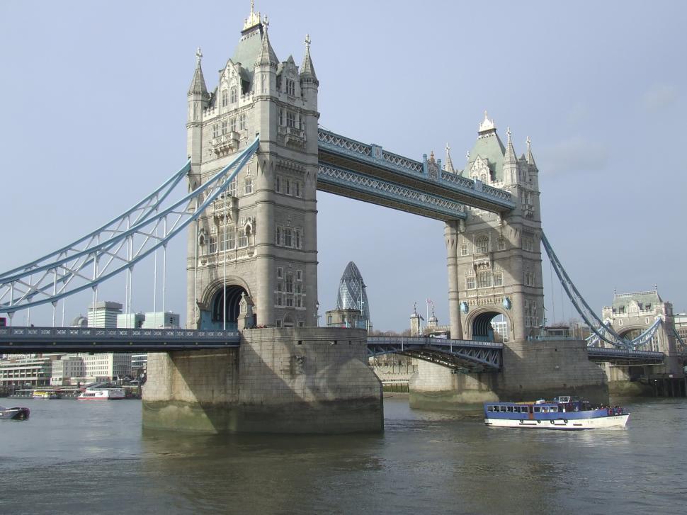 Free Image of City of London Bridge, River Thames 