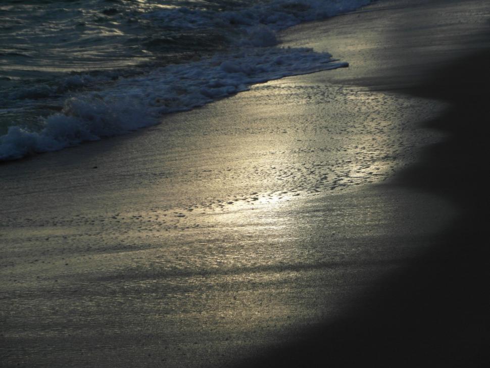 Free Image of Ocean Meets the Sand 