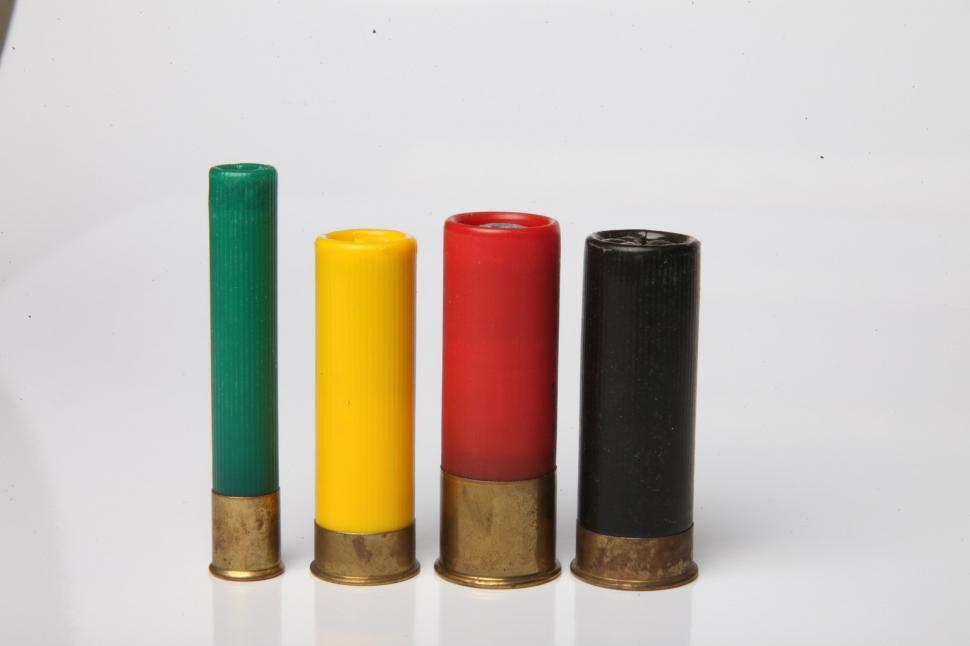 Free Image of Shotgun shells isolated on white 