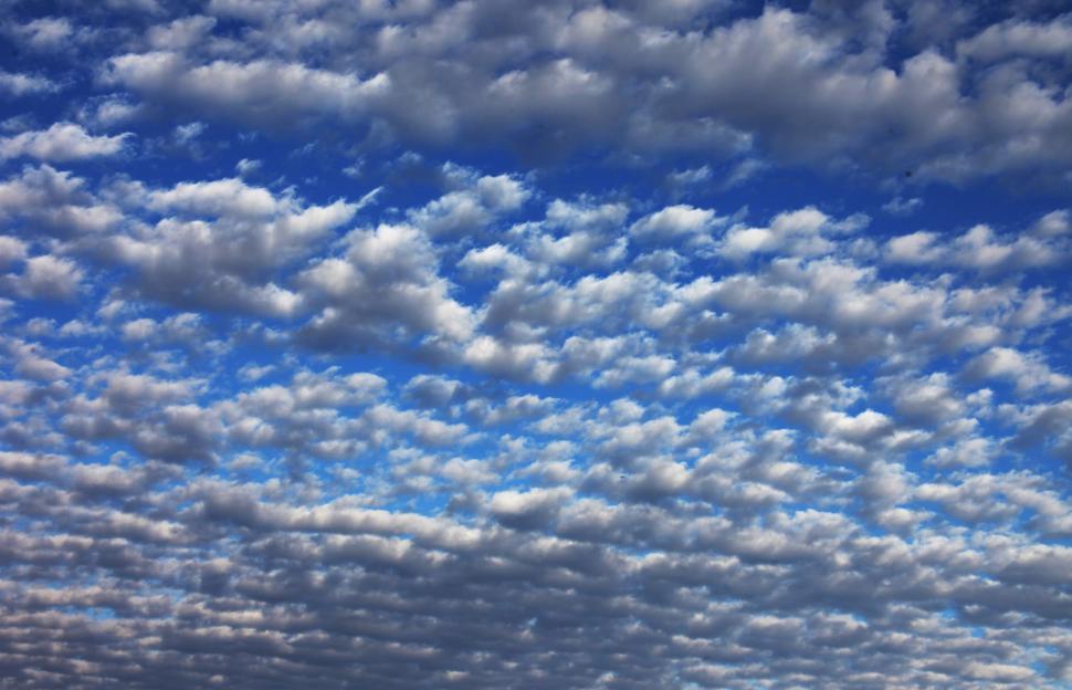 Free Image of Blue Sky with Clouds 