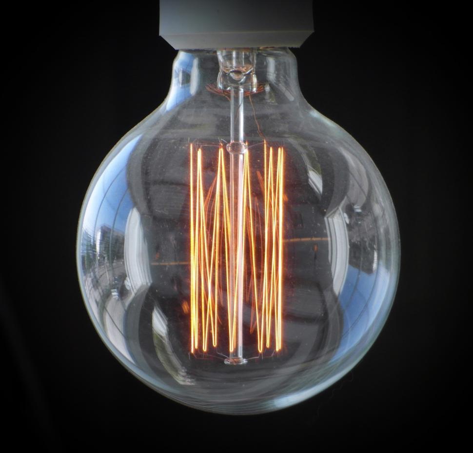 Free Image of Edison Light Bulb 