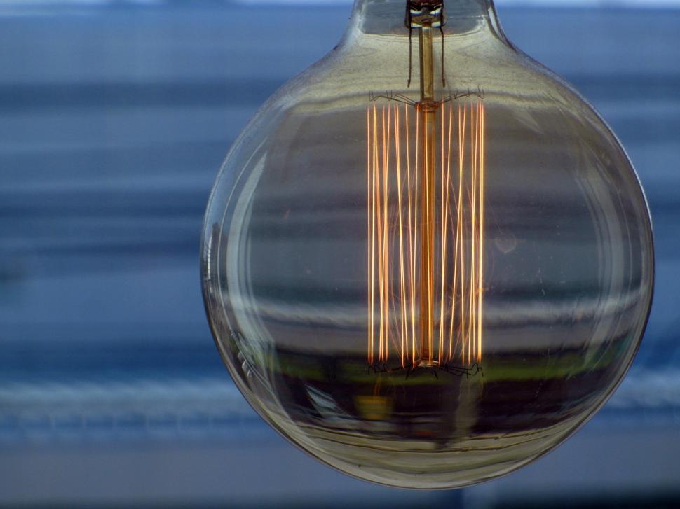 Free Image of Vintage style Edison Light Bulb 
