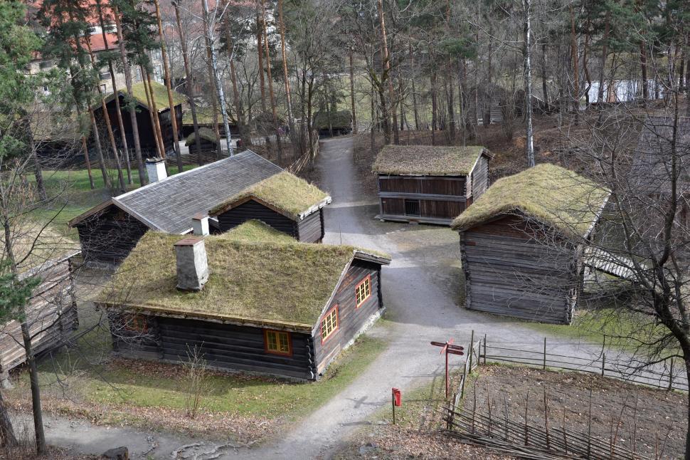 Free Image of Ancient Norwegian buildings 