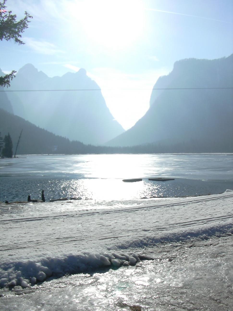 Free Image of Dobbiacos lake (Trentino. Italy) 