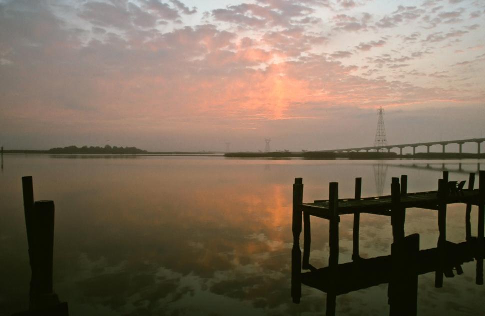 Free Image of Sunrise at Apalachicola River 