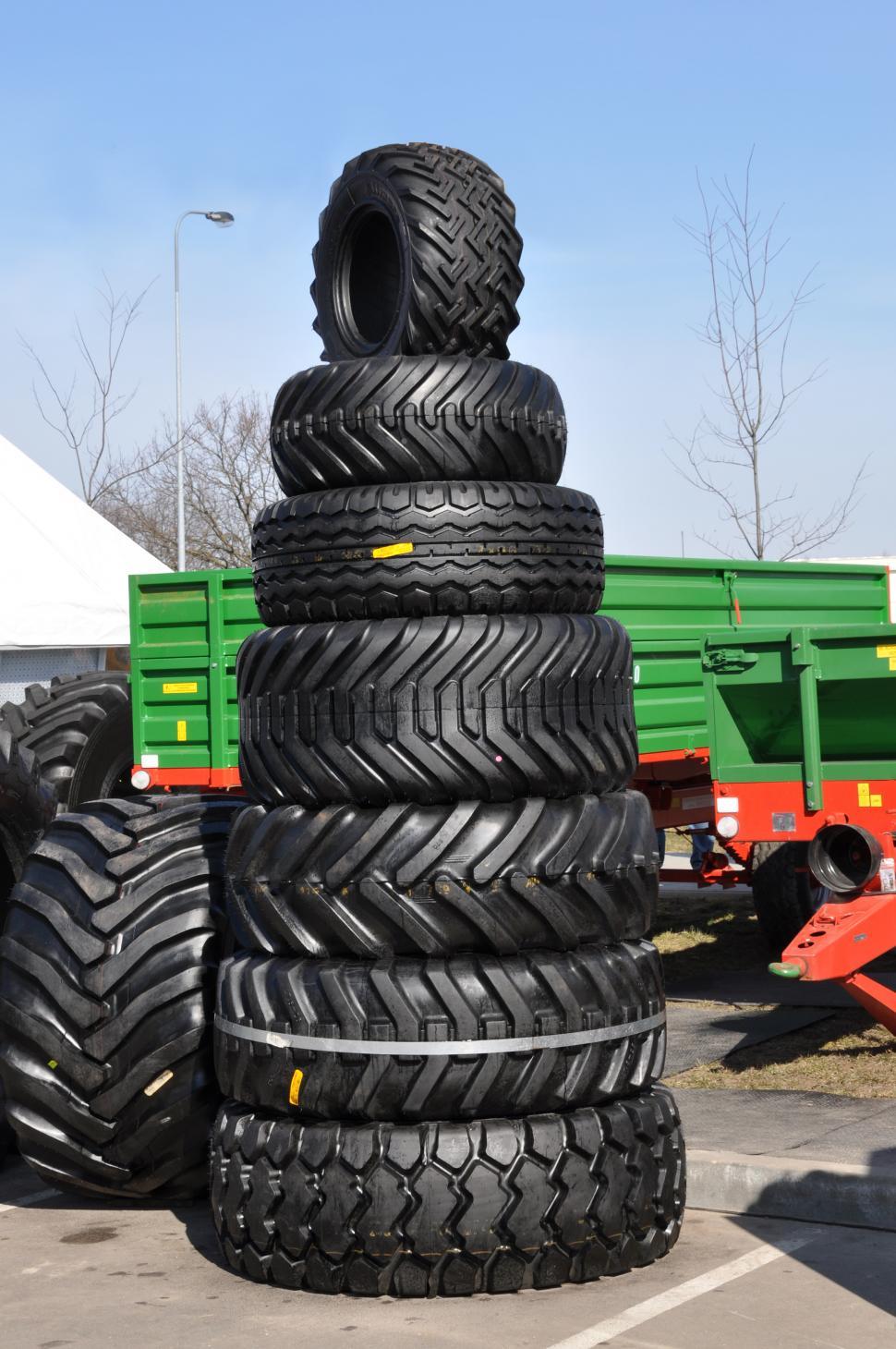 Free Image of Tractor tyres 