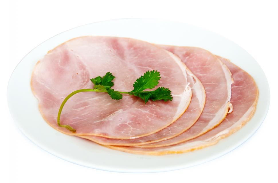 Free Image of ham slices 