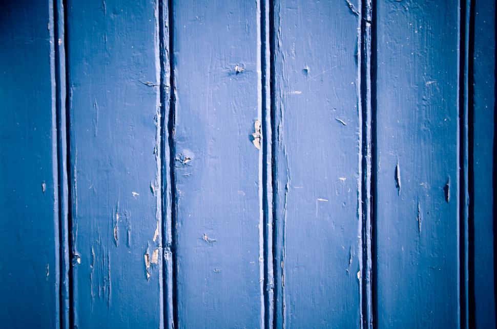 Free Image of Blue painted wood texture 