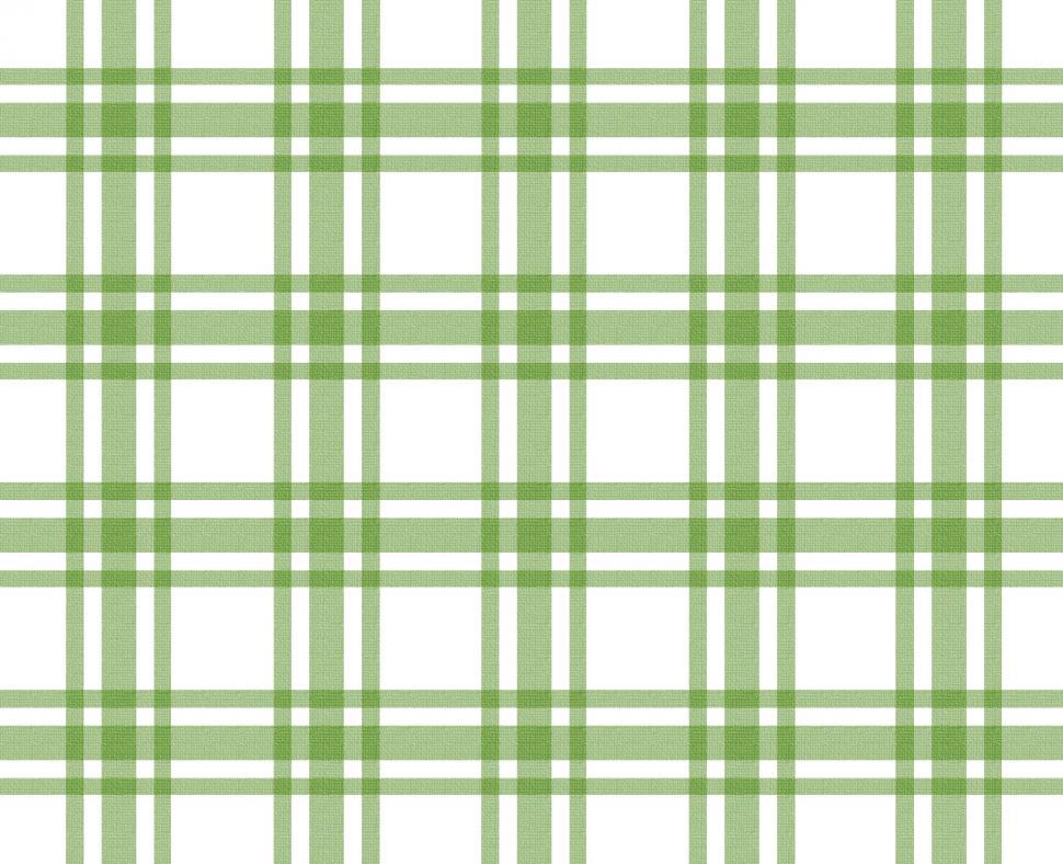 Download Free Stock Photo of Green and white tablecloth pattern 