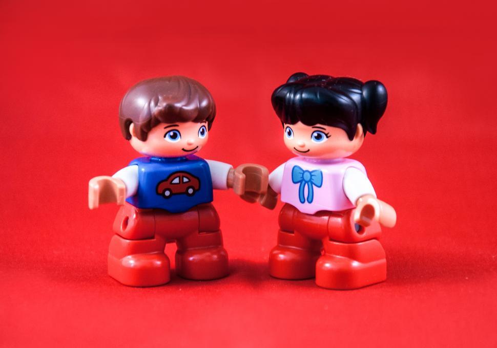 Free Image of duplo lego toy doll figure 