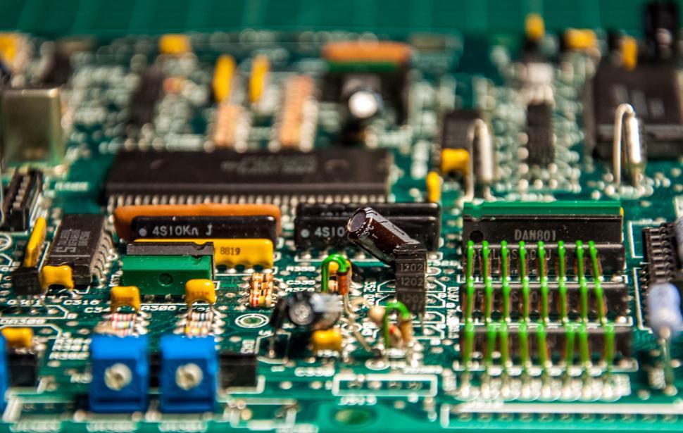 Free Image of computer electronic circuit board 