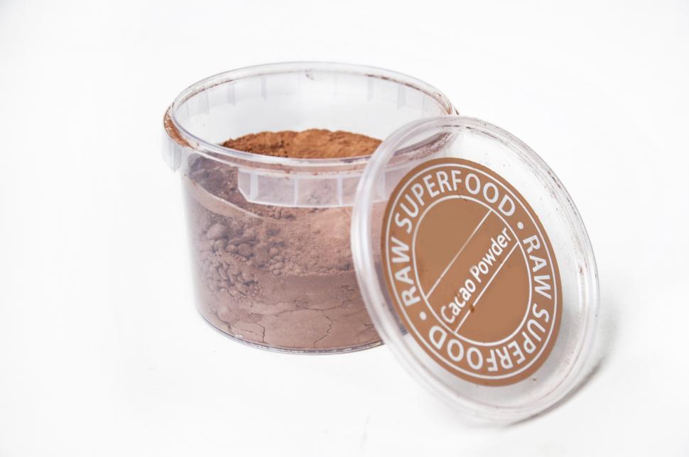 Free Image of Raw Cocoa powder superfood 