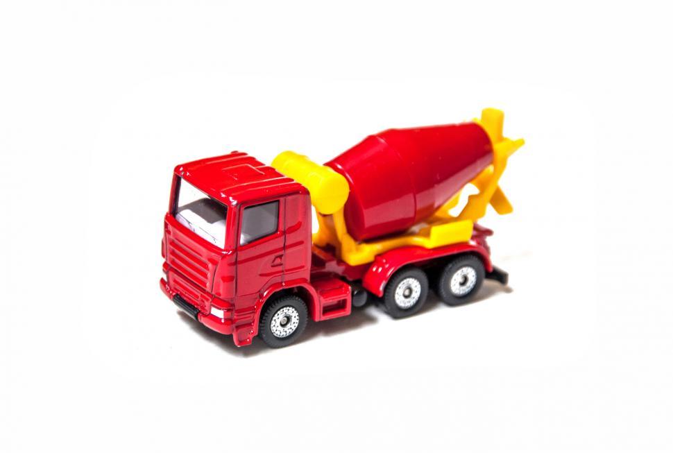 Free Image of Toy truck isolated over white background 