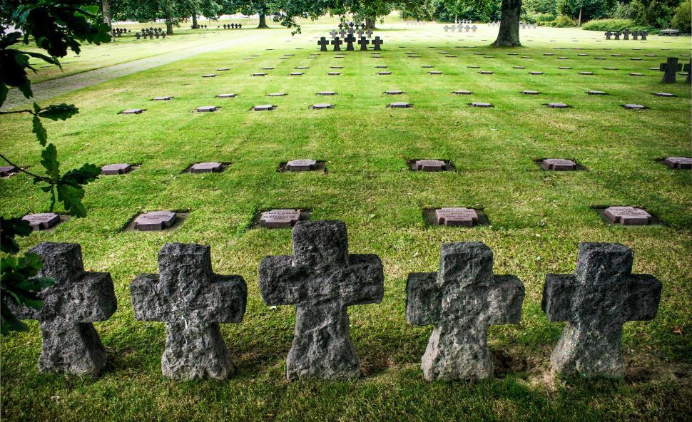Free Image of Military graveyard 