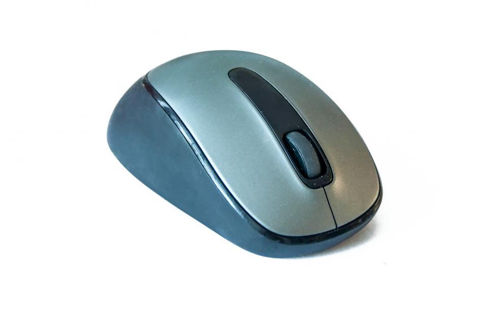 Free Image of Wireless computer mouse isolated on white background 