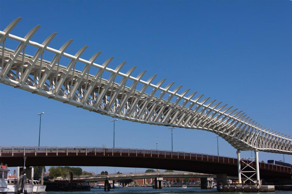 Free Image of Bridges over canal 