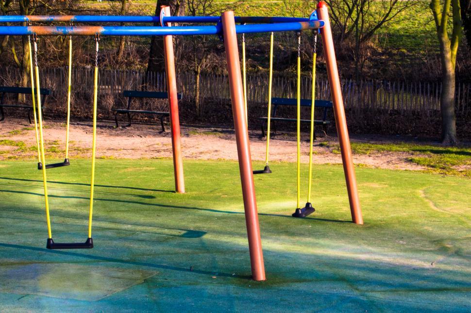 Free Image of Playground swing set 