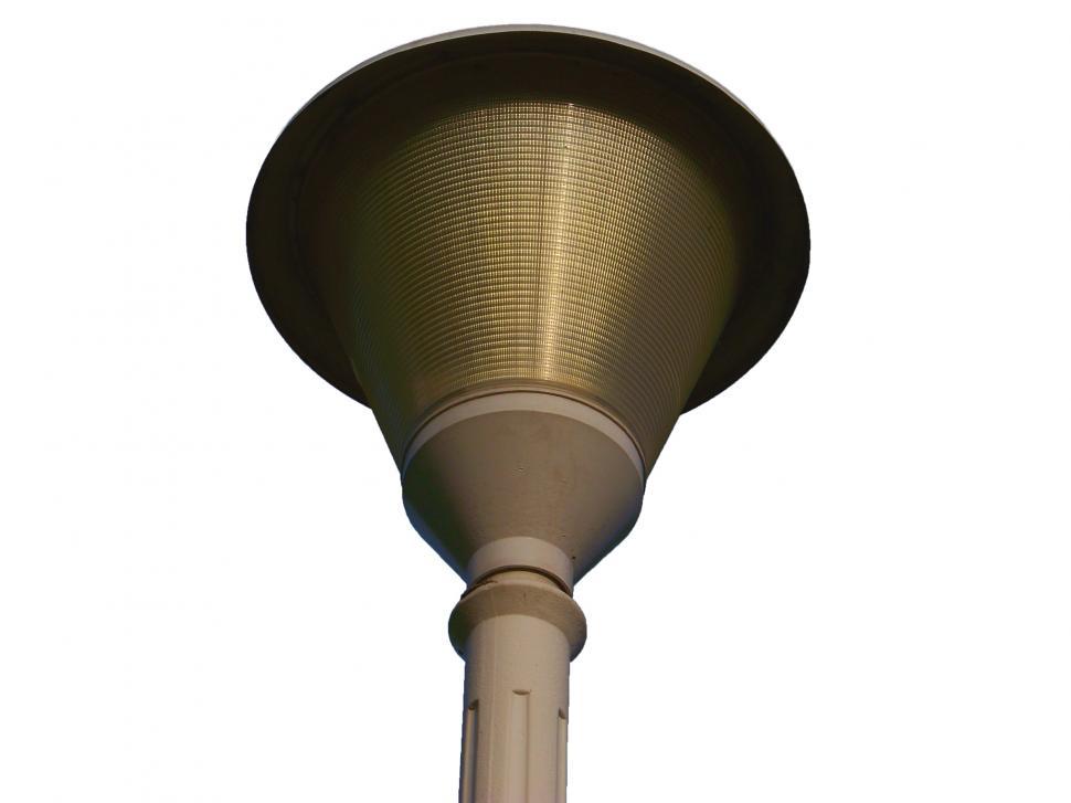 Free Image of Lighting pole isolated on white background 