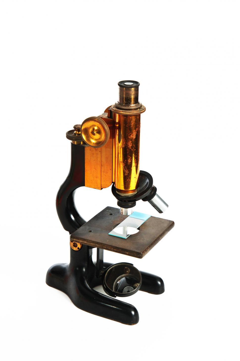 Free Image of Old fashion microscope 