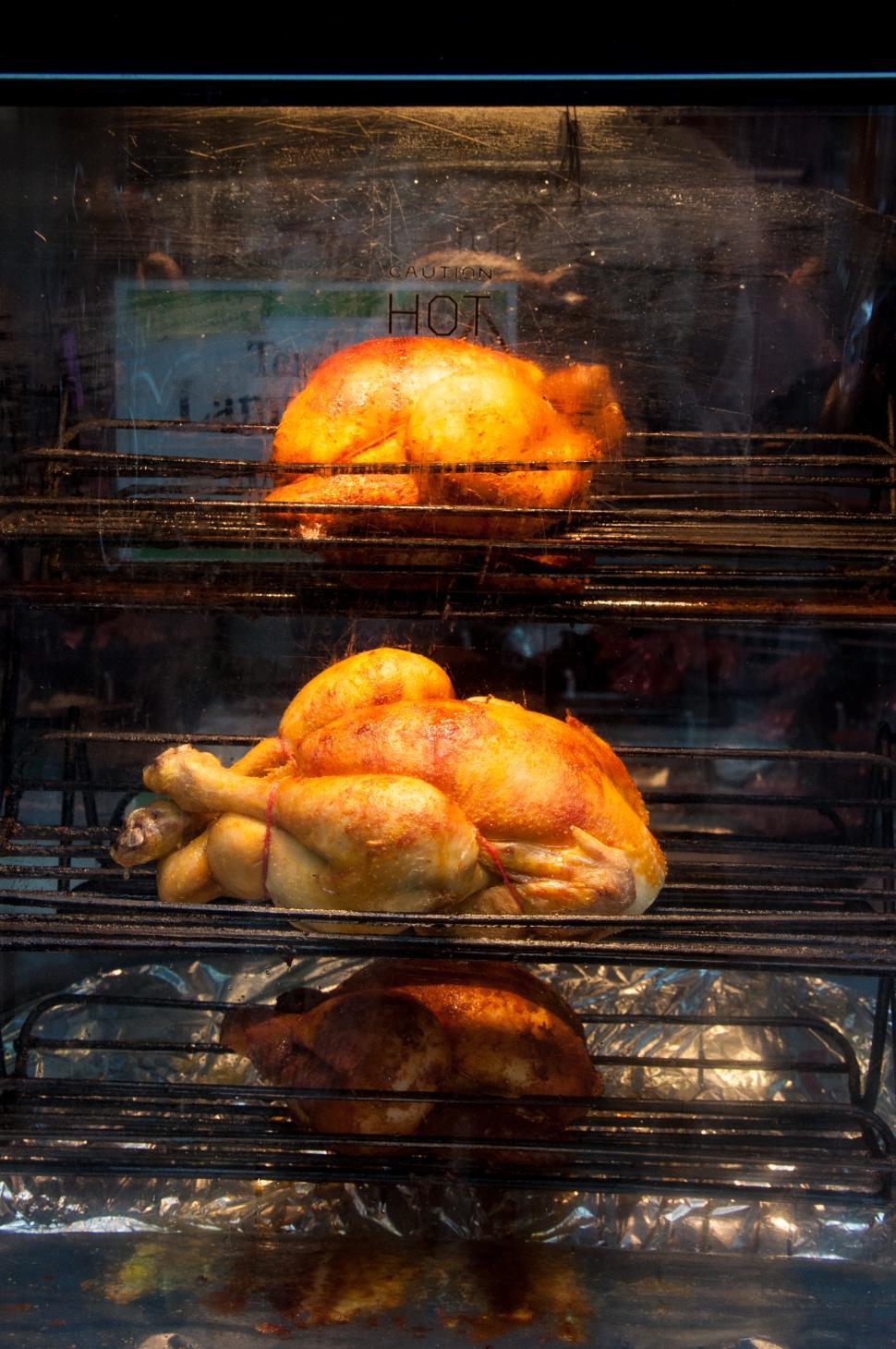 Free Image of roasting chickens 