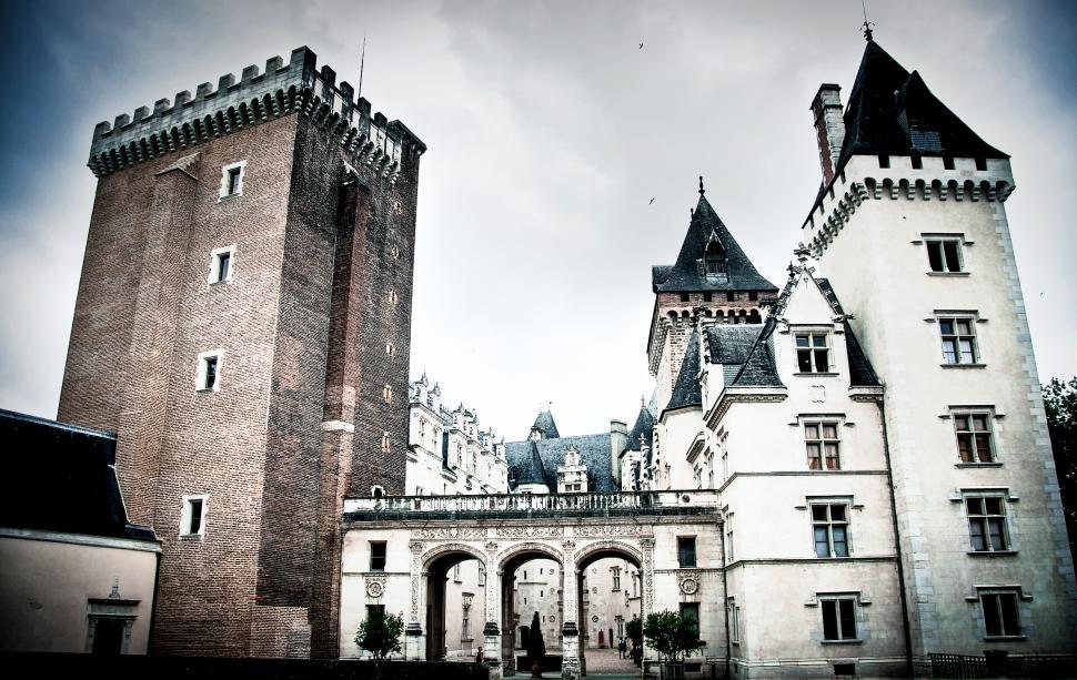 Free Image of Castle of Pau, In Pyrenees Orientales, France. 