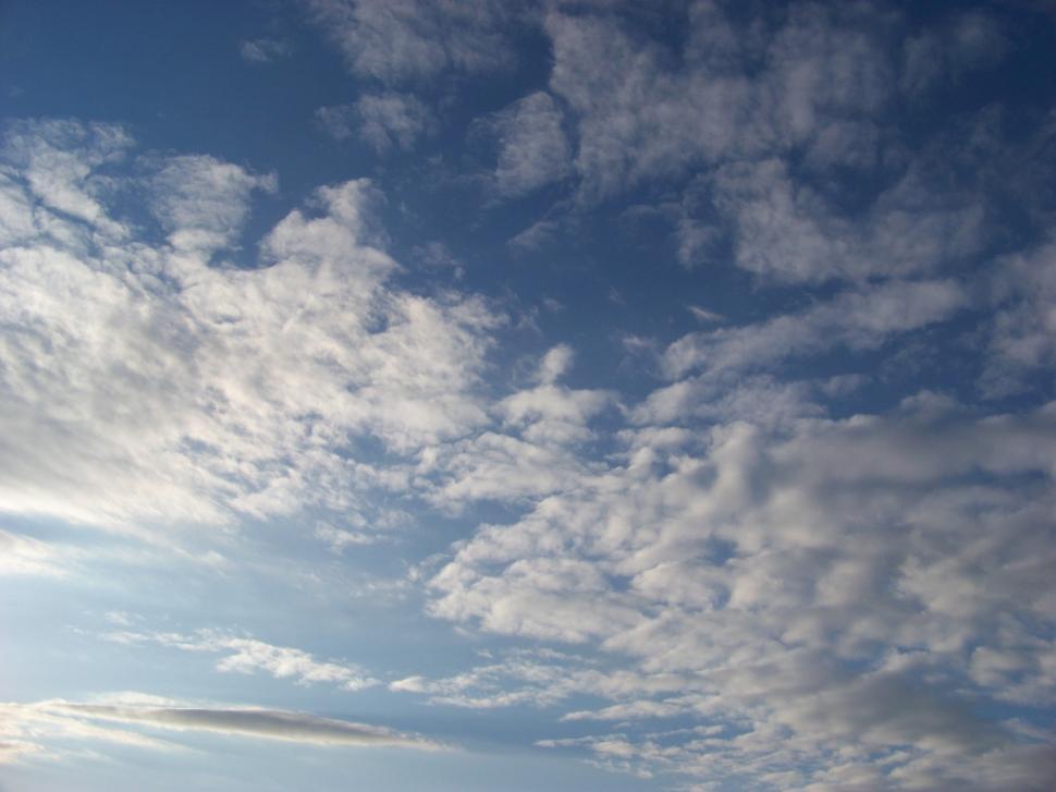 Free Image of Altocumulus castellanus clouds 