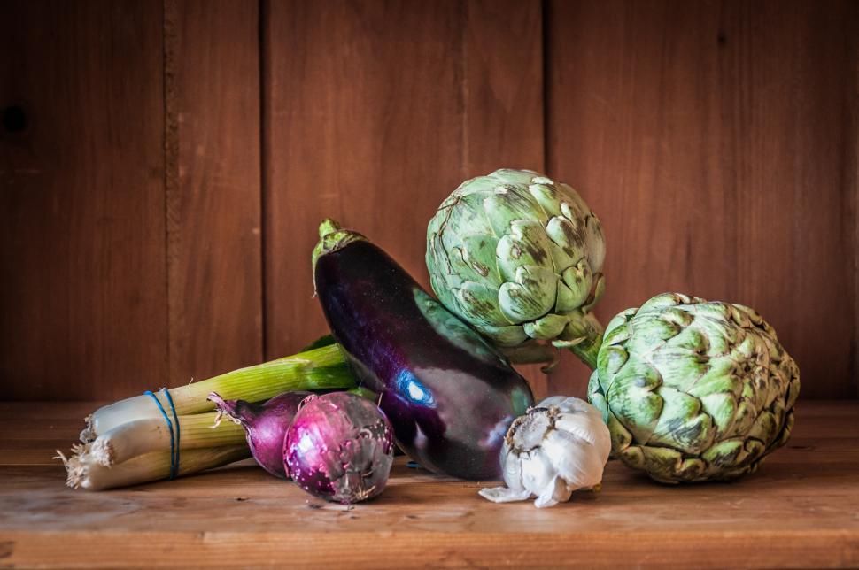 Free Image of Healthy Organic Vegetables Still life 