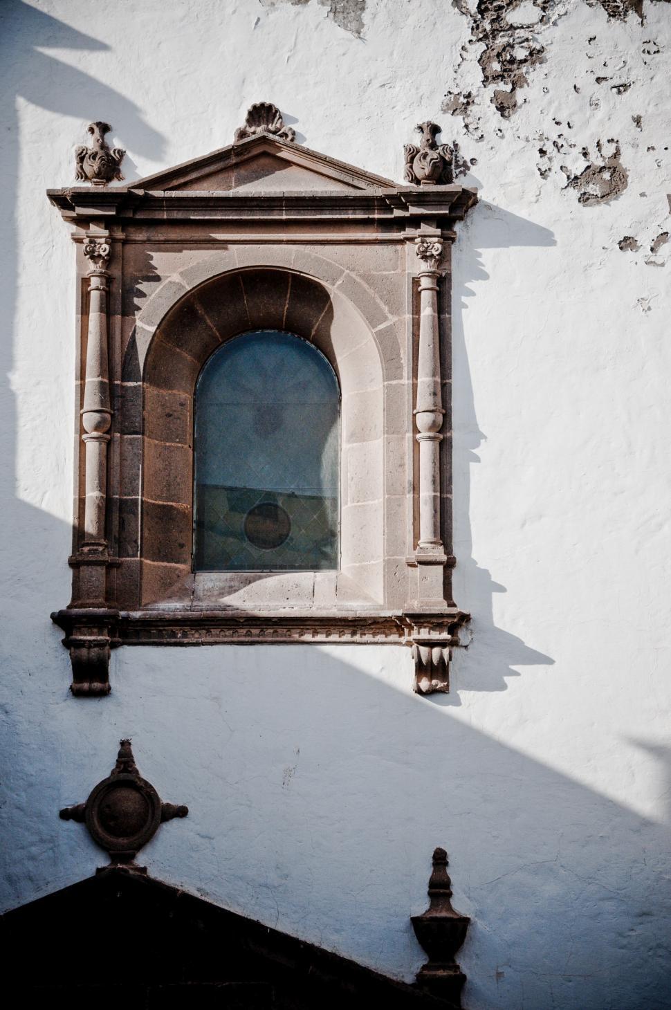 Free Image of Old church window 