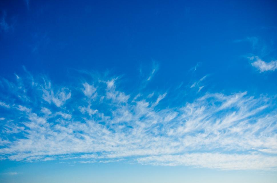 Free Image of Blue sky and clouds 