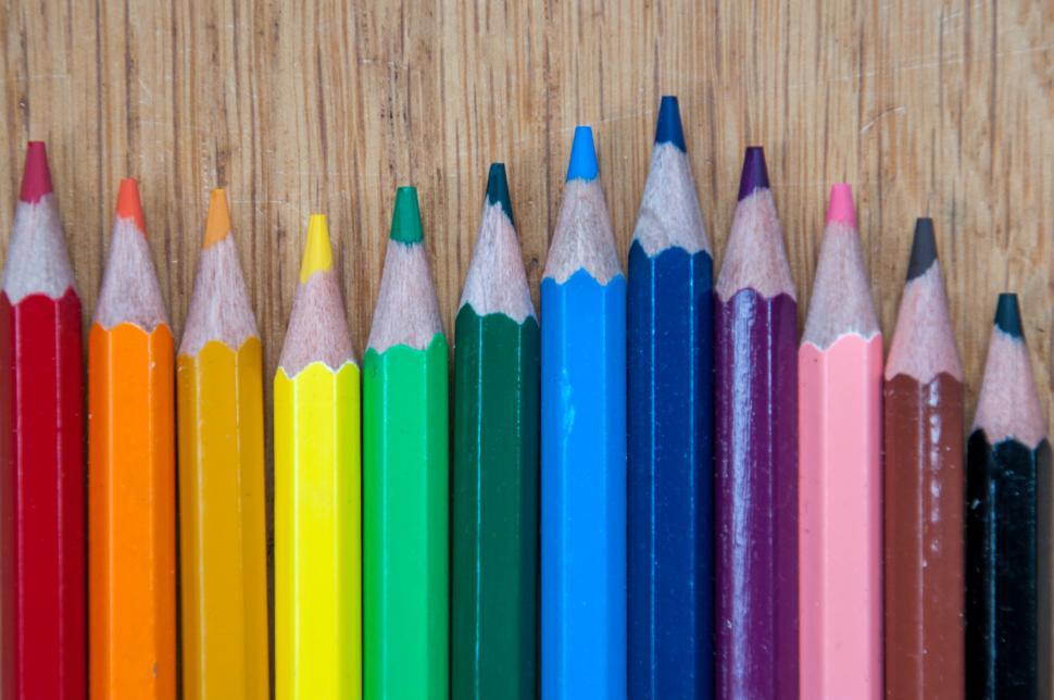 Free Image of Color pencils 