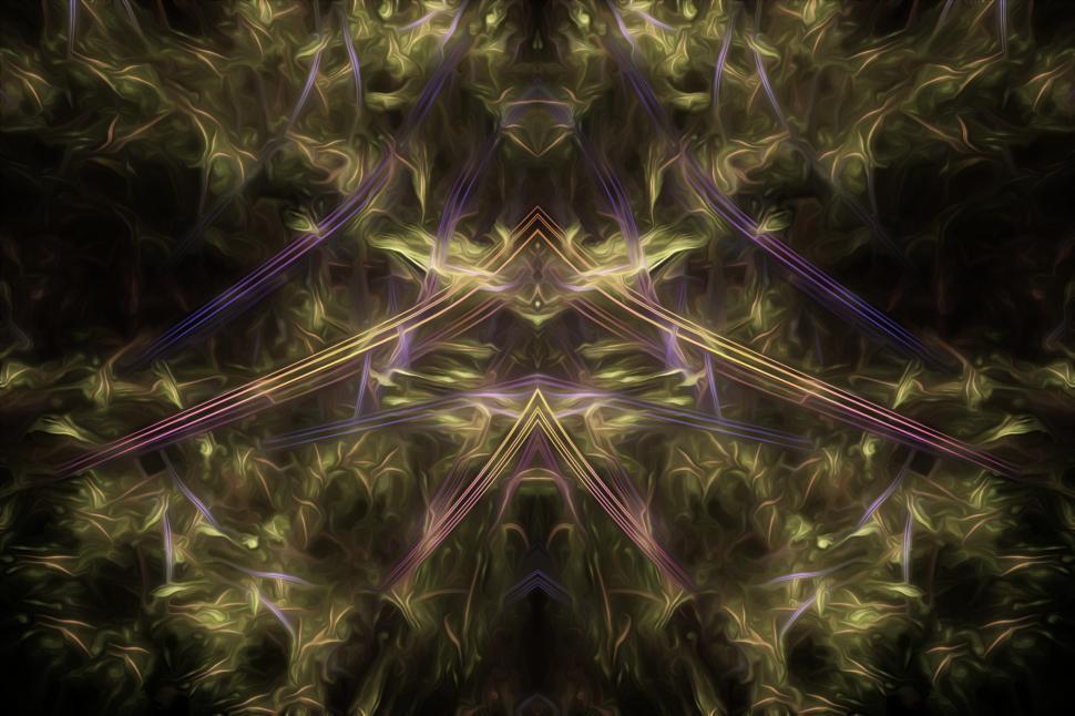 Download Free Stock Photo of Painted Fractal Flame 