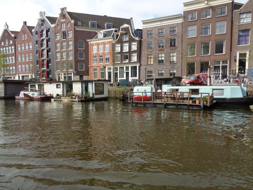 Free Image of Amsterdam Canals 