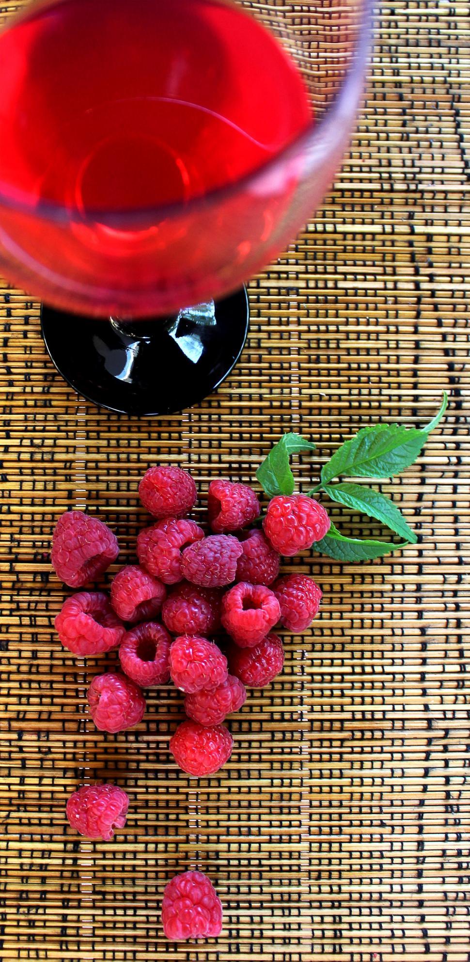 Free Image of Juicy raspeberries 