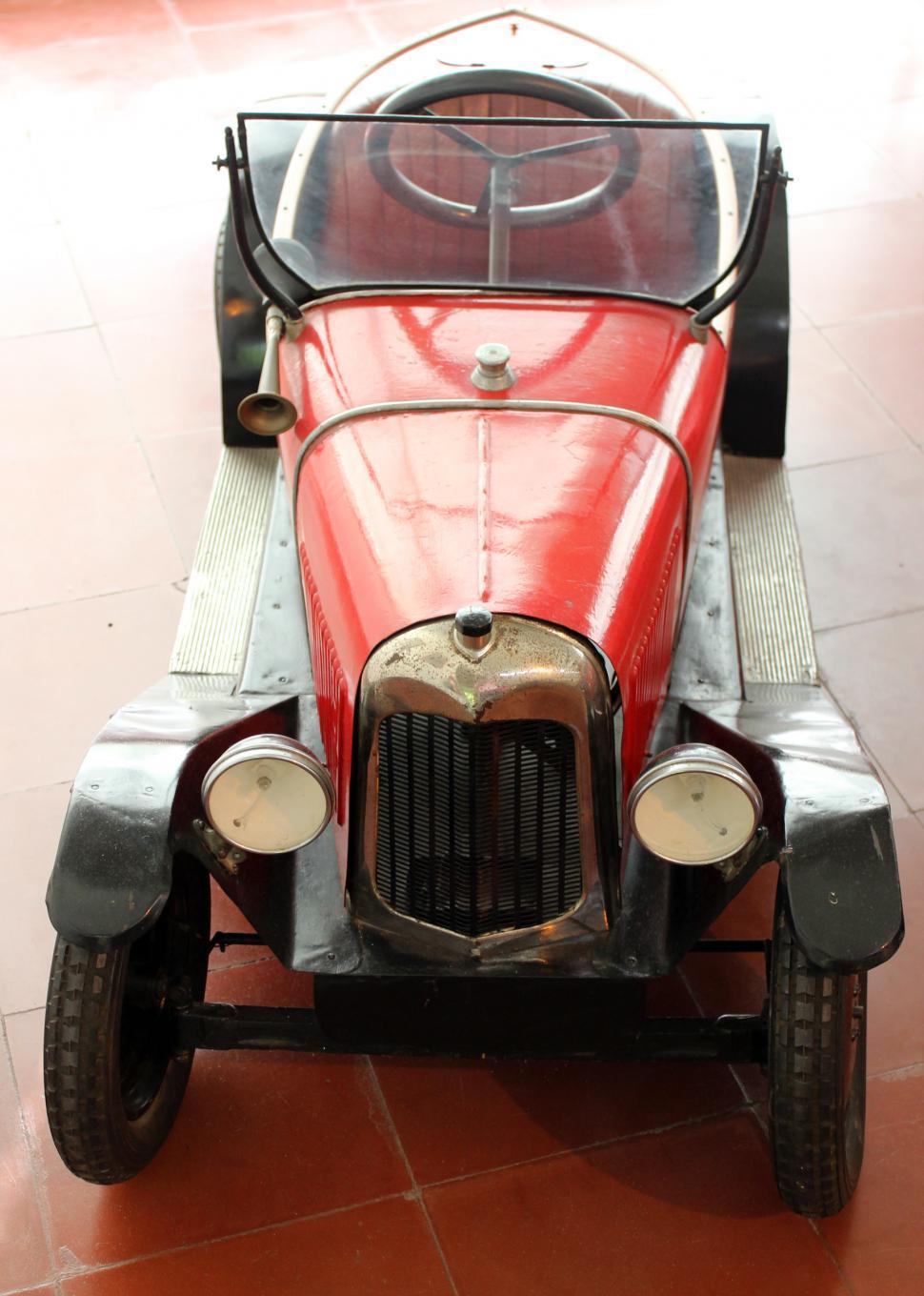 Free Image of Vintage Toys - Antique Sports Car 