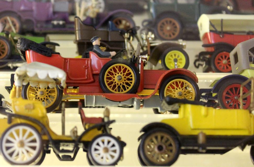 Free Image of Vintage Toys 1950s - Antique Cars 