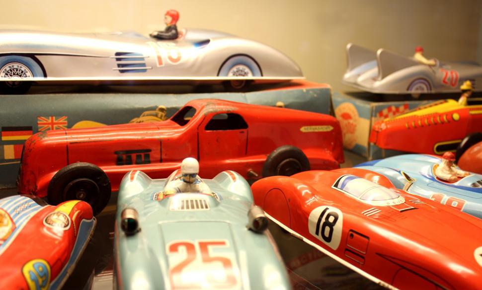Free Image of Vintage Toys 1950s - Sports Cars 