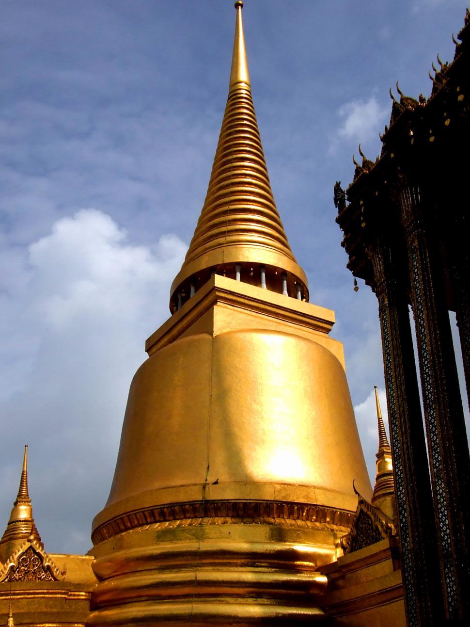 Free Image of Pagoda within the Wat Phra Kaew palace grounds in Bangkok - Thai 
