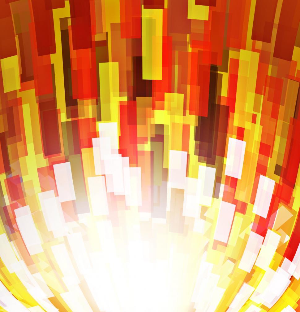 Free Image of Abstract technology background - warm colors 