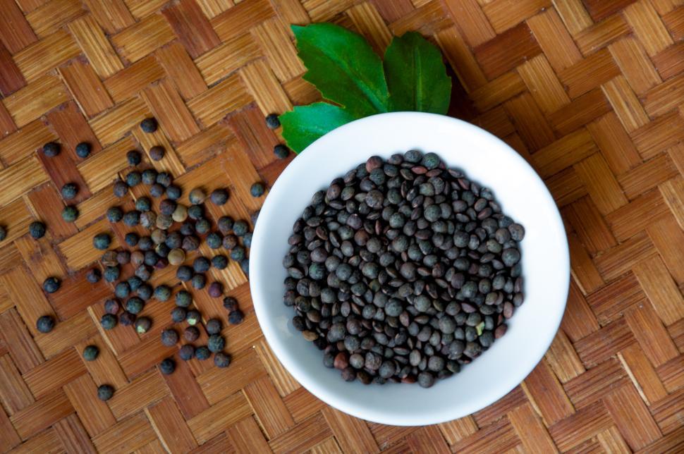 Free Image of black lentils 