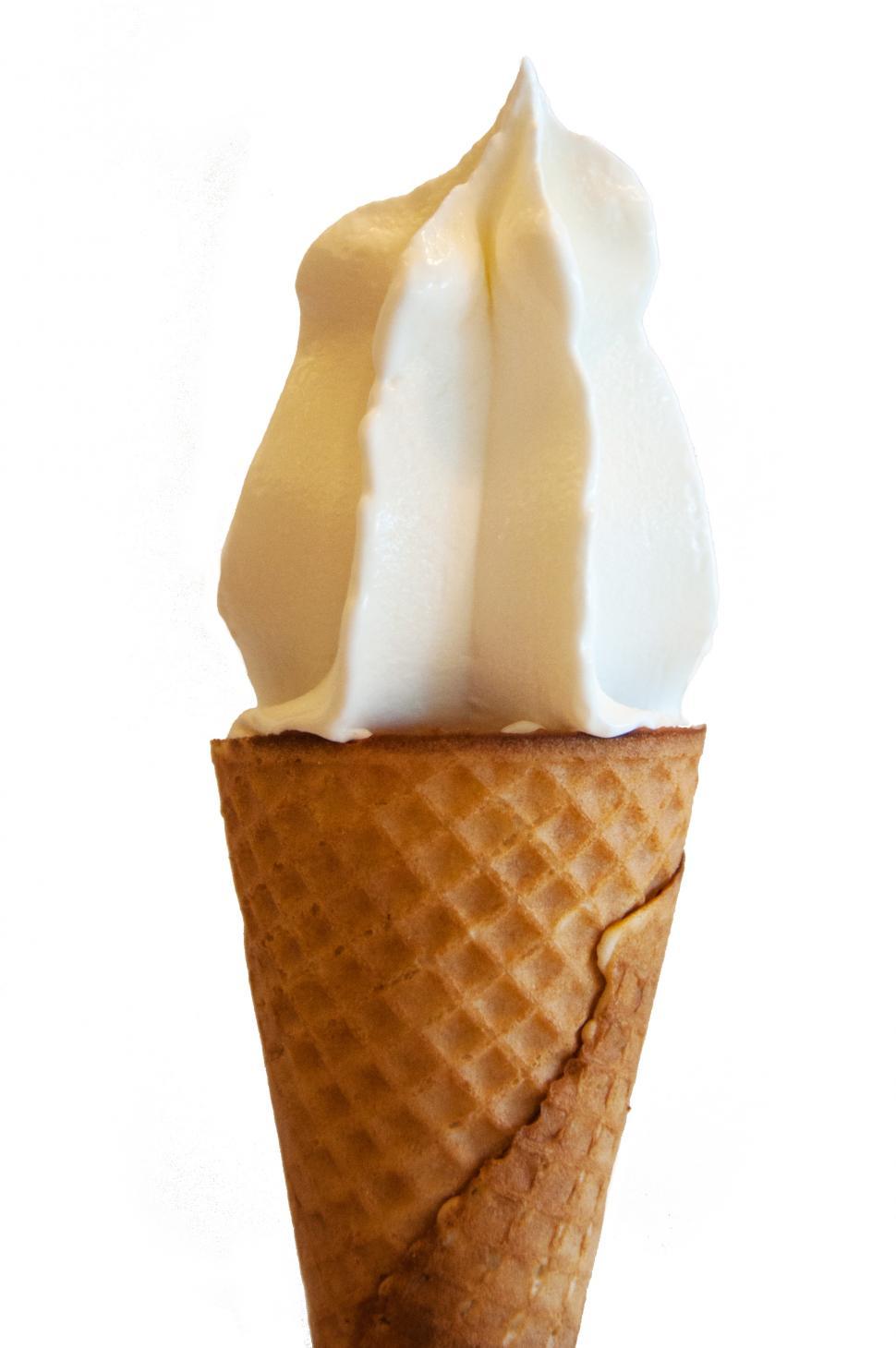 Free Image of soft serve ice cream isolated 