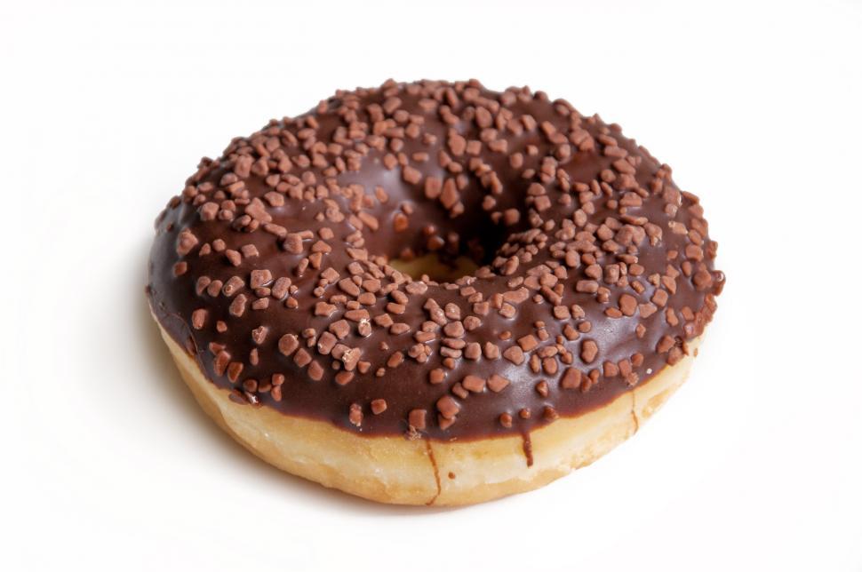 Free Image of Donut isolated on white background 