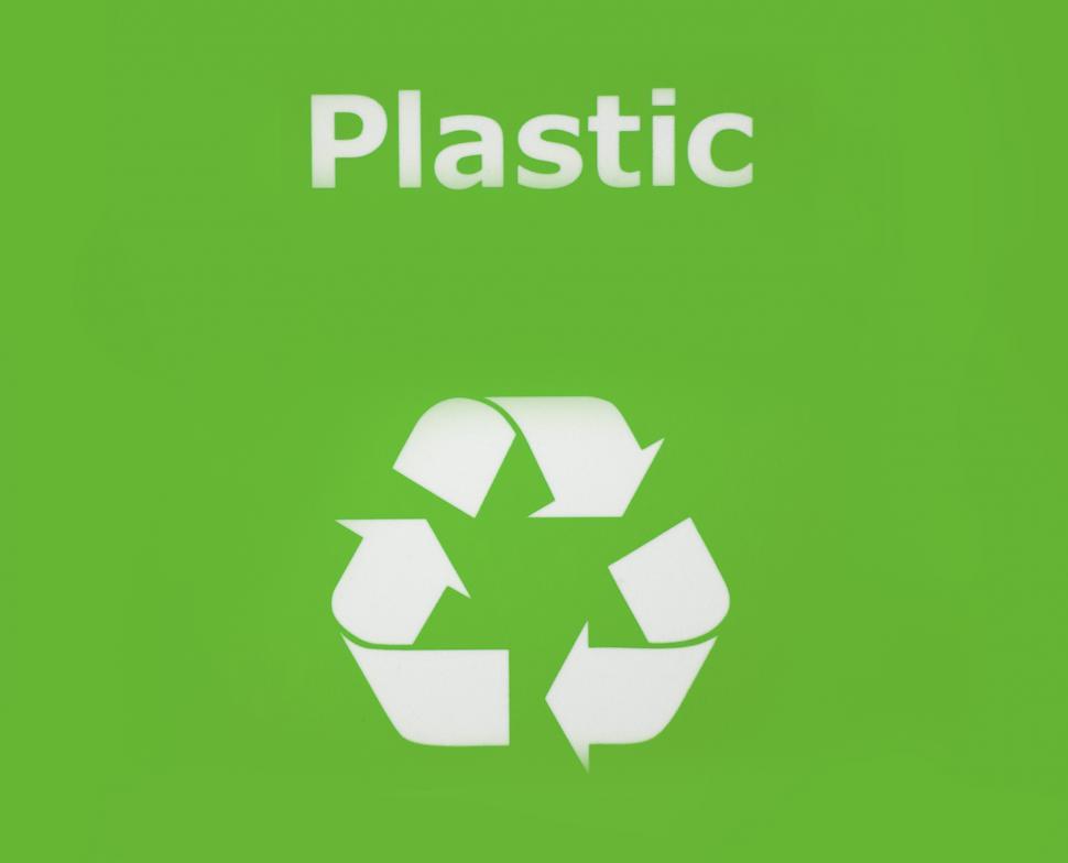 Free Image of plastic recycle sign  