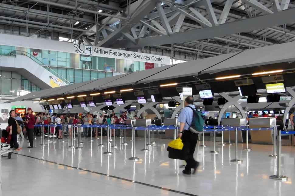 Free Image of Airport Check in Desks 