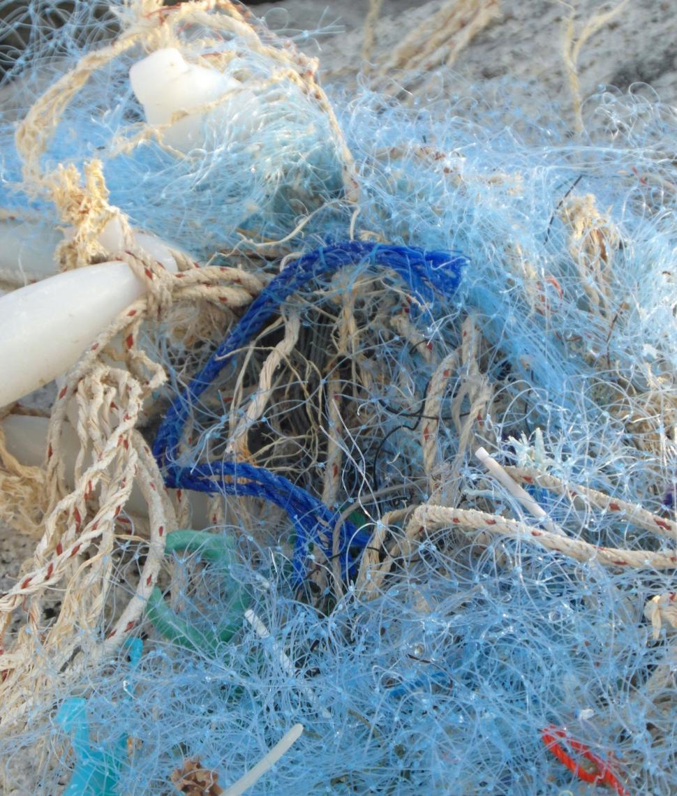 Free Image of Tangled Fishing Nets 