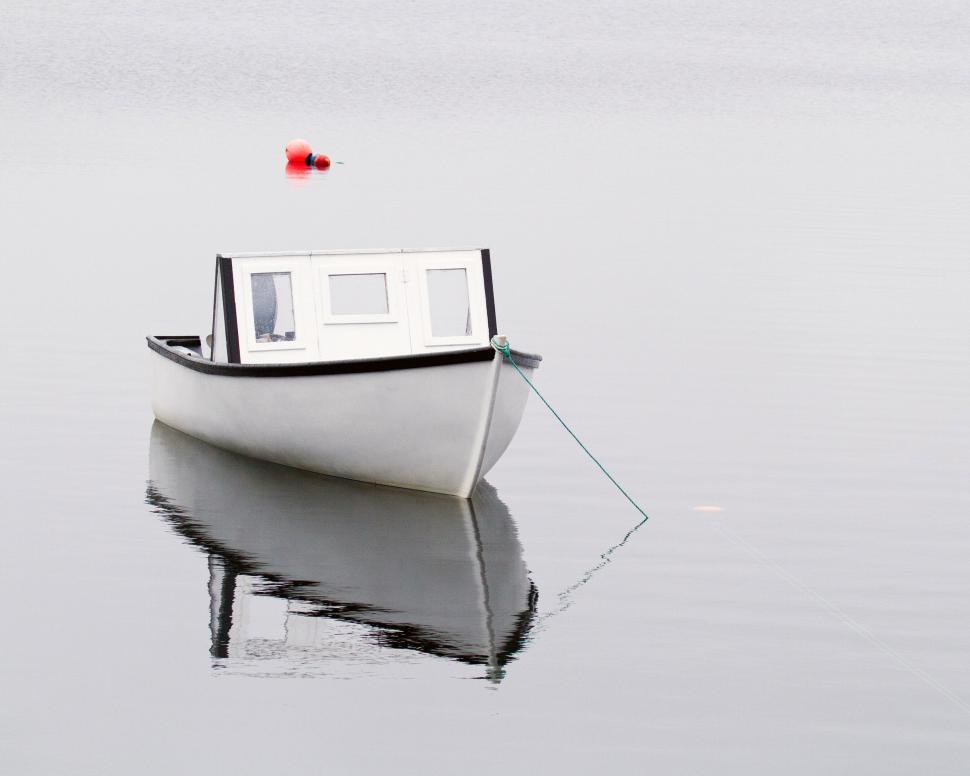 Free Image of Boat Reflection 