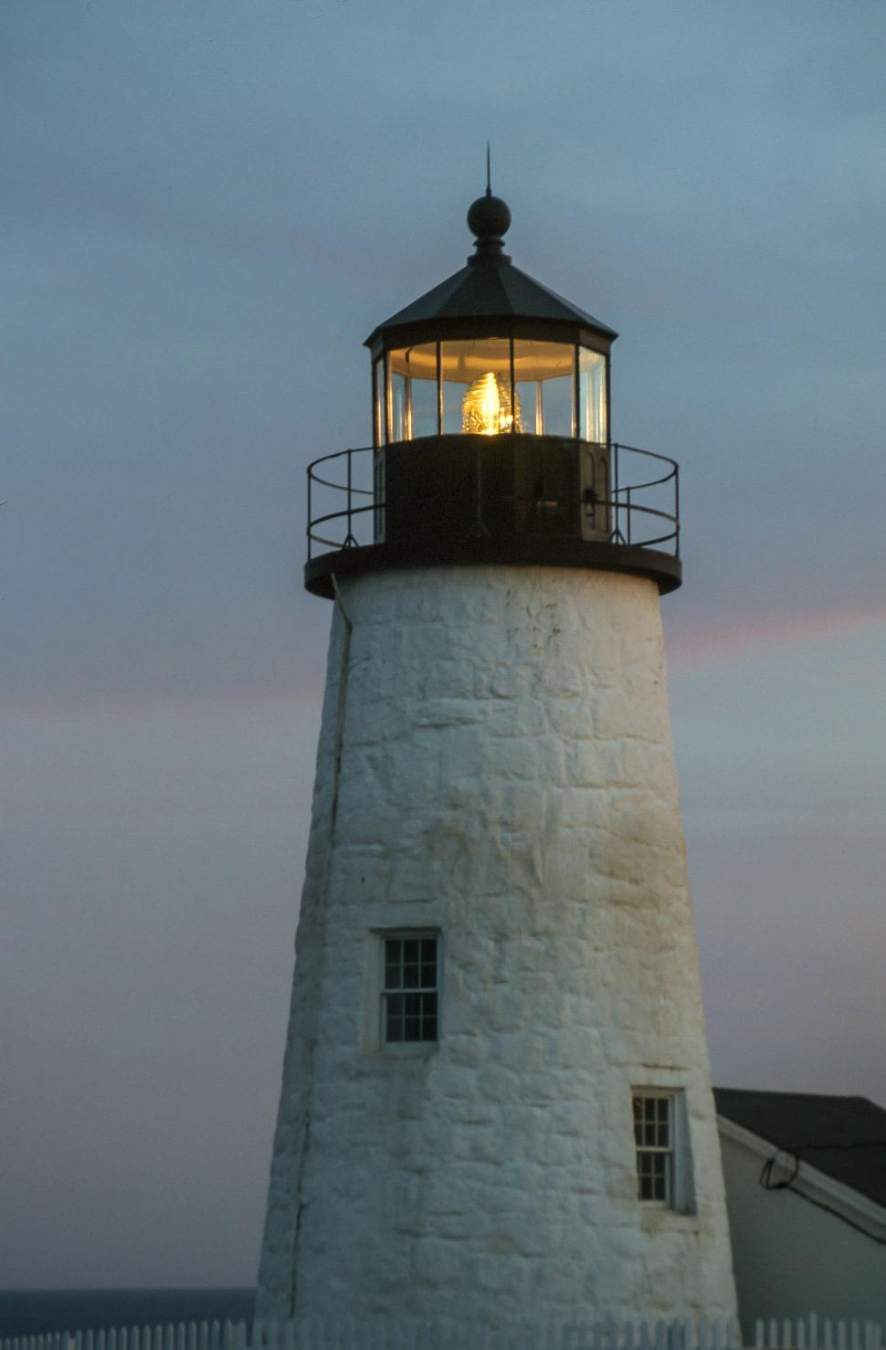 Download Free Stock Photo of Pemaquid Point Lighthouse in Bristol, Maine 